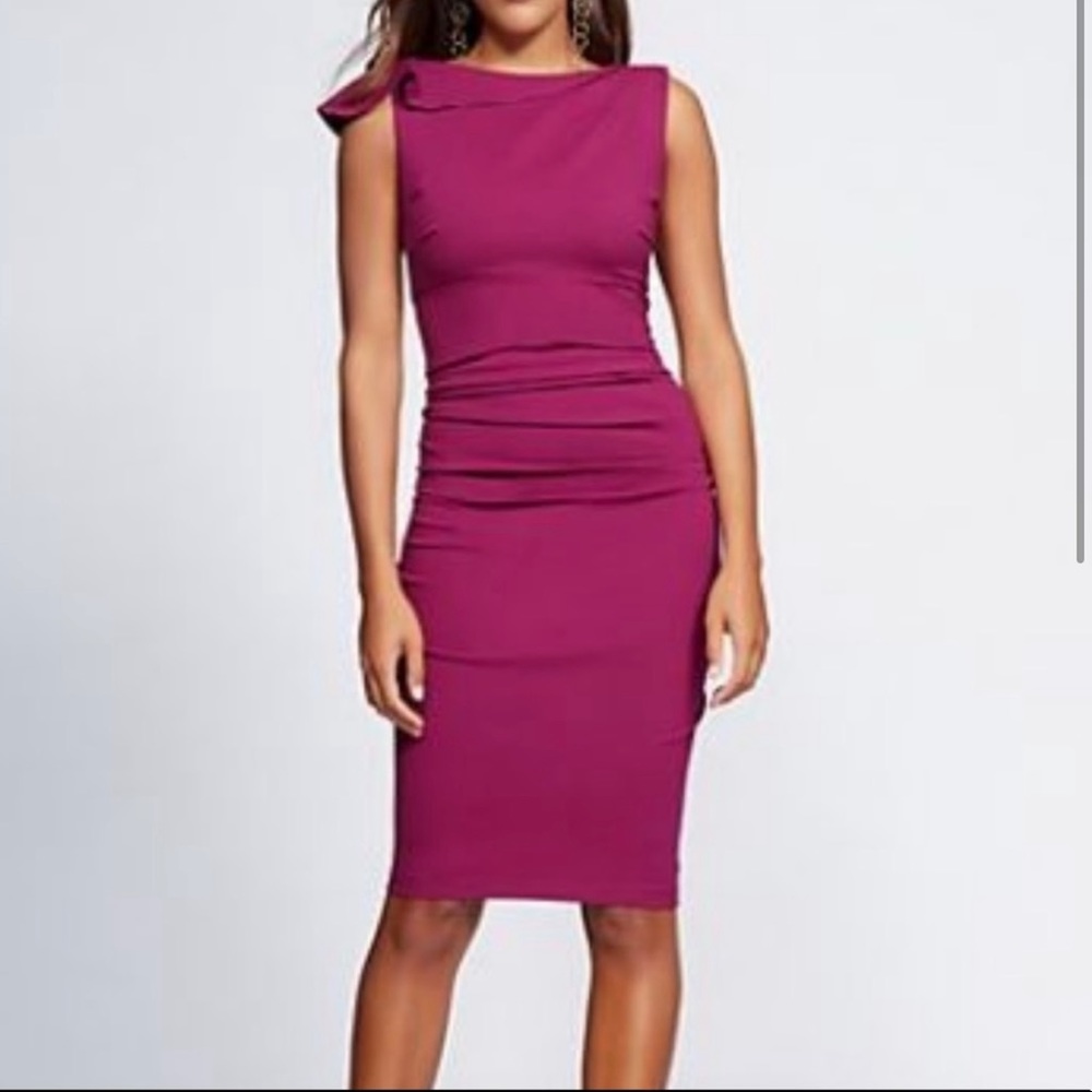 Gabrielle Union for New York & Co Sleeveless Red Dress size small